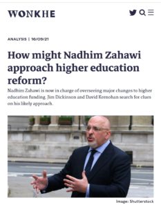 Univisiongovernance - Portrait Wonkhe - How might Nadhim Zahawi approach higher education reform